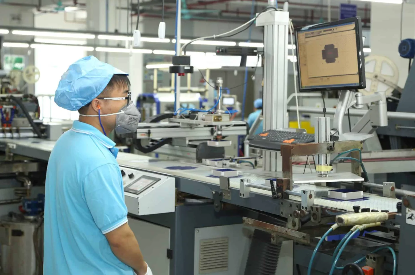 Quality control laboratory R&D department strict QC testing Zhengyang Printing China