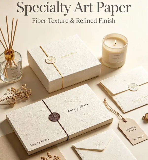 Fiber art paper material Dongguan Zhengyang Printing packaging surface material