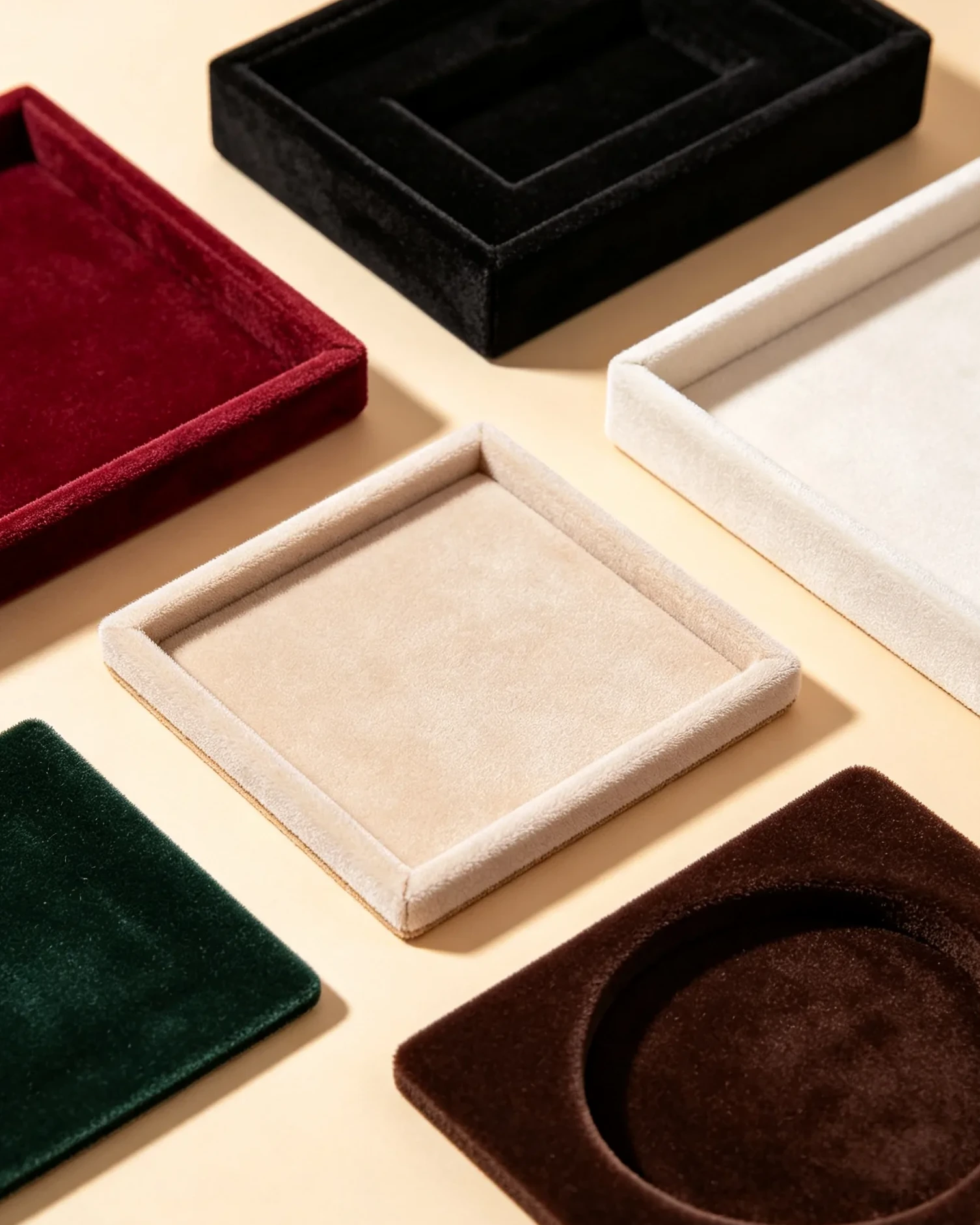 Velvet lining soft delicate gift box lining Dongguan printer jewelry boxes gift boxes