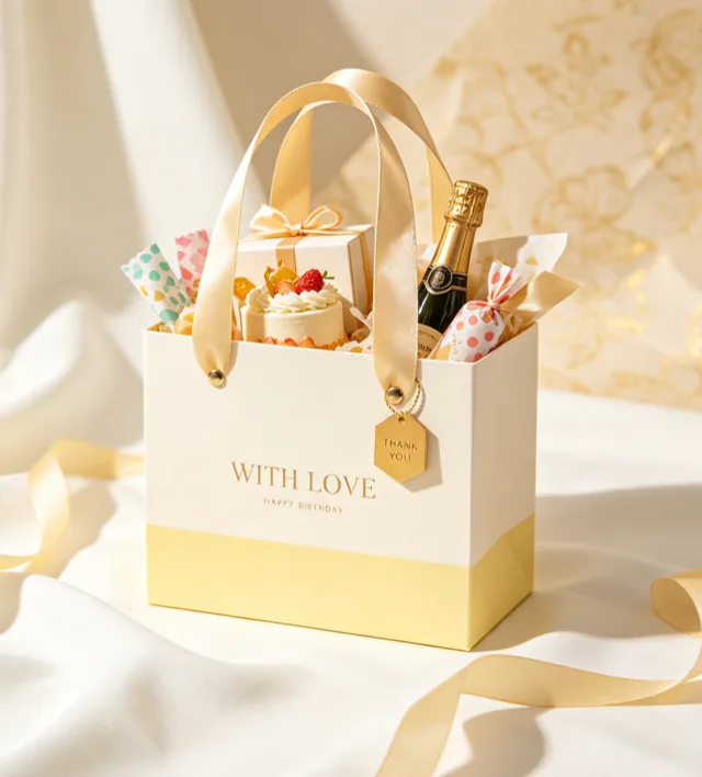 Birthday gift paper bag application festive gift bag Zhengyang Packaging Dongguan China