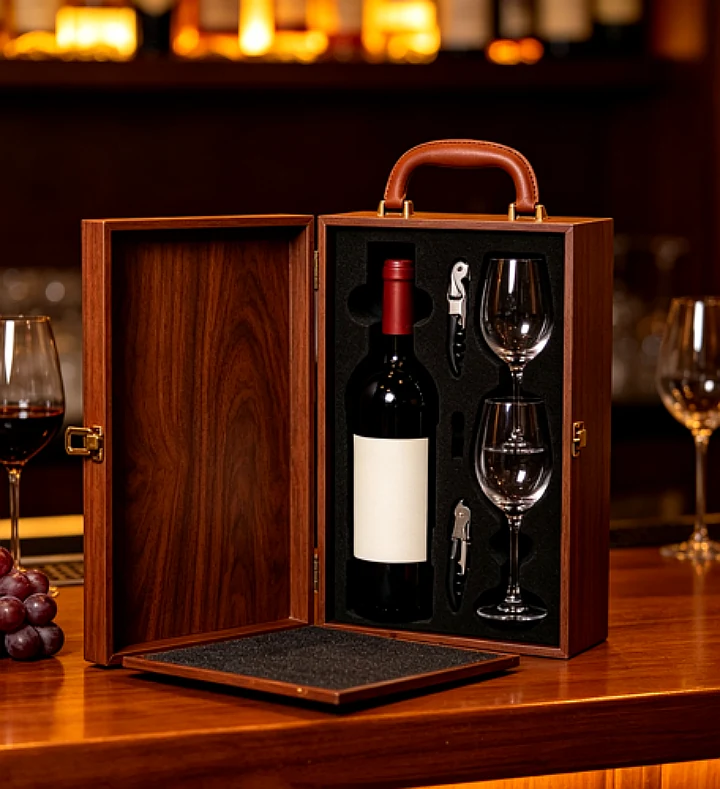 Handle flip-lid box showcase 1