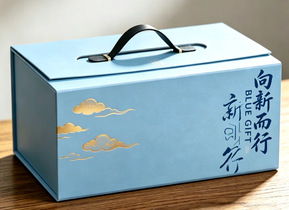 Handle flip-lid box showcase 2