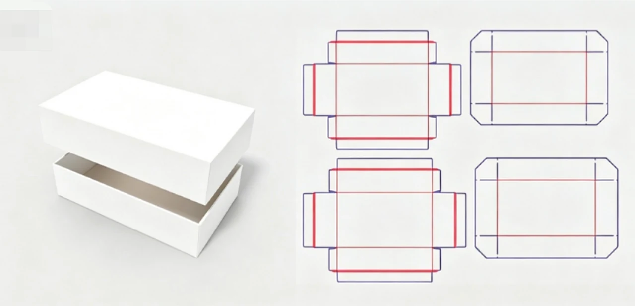 Top-and-bottom structure