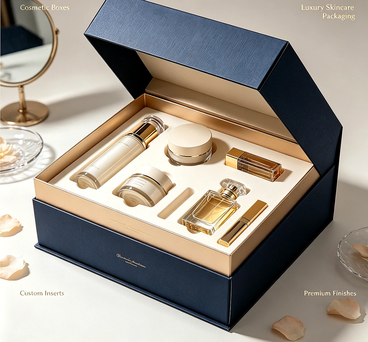 Cosmetic box packaging application custom makeup box Zhengyang Printing Dongguan