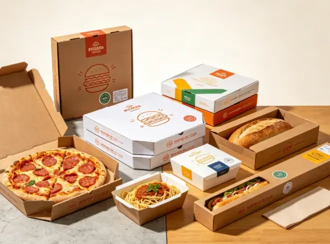 Custom fast food boxes for pizza pasta and takeaway packaging Zhengyang Packaging Dongguan