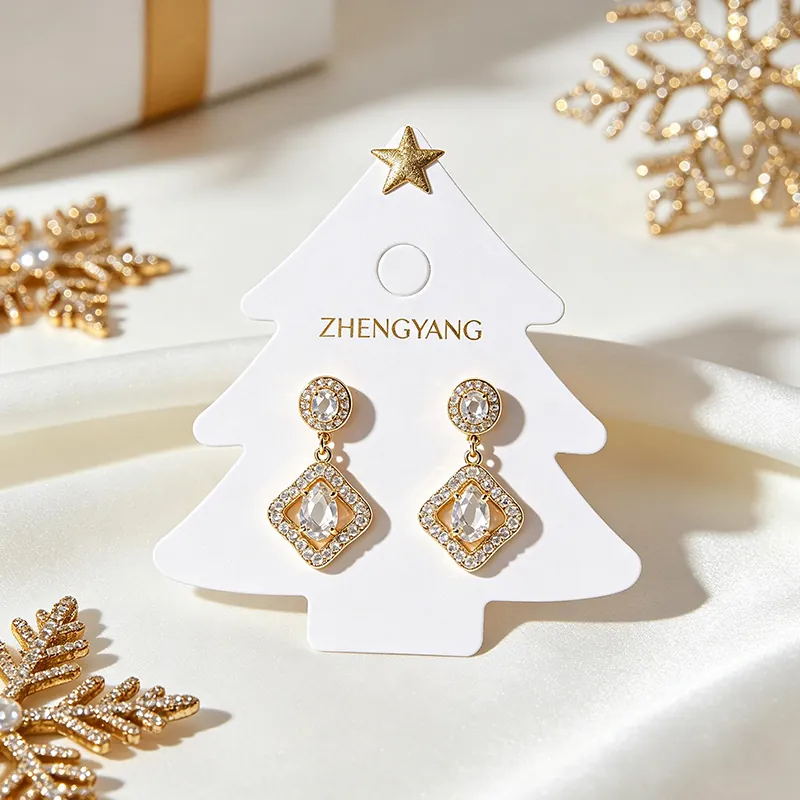 Jewelry display card collection supplemental - necklace earring ring card assortment - Zhengyang Printing Dongguan China