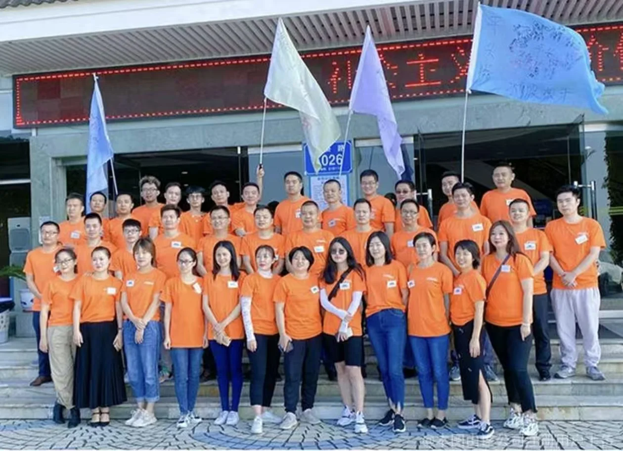Zhengyang Printing Dongguan all staff group photo Guangdong China packaging printing team